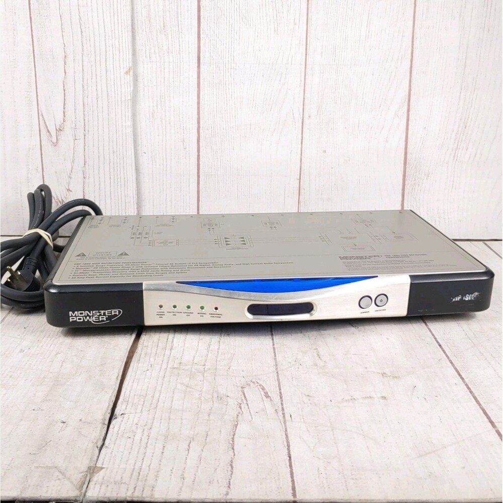 Monster Power HDP 1800 - High Definition Surge Protector - TESTED WORKING